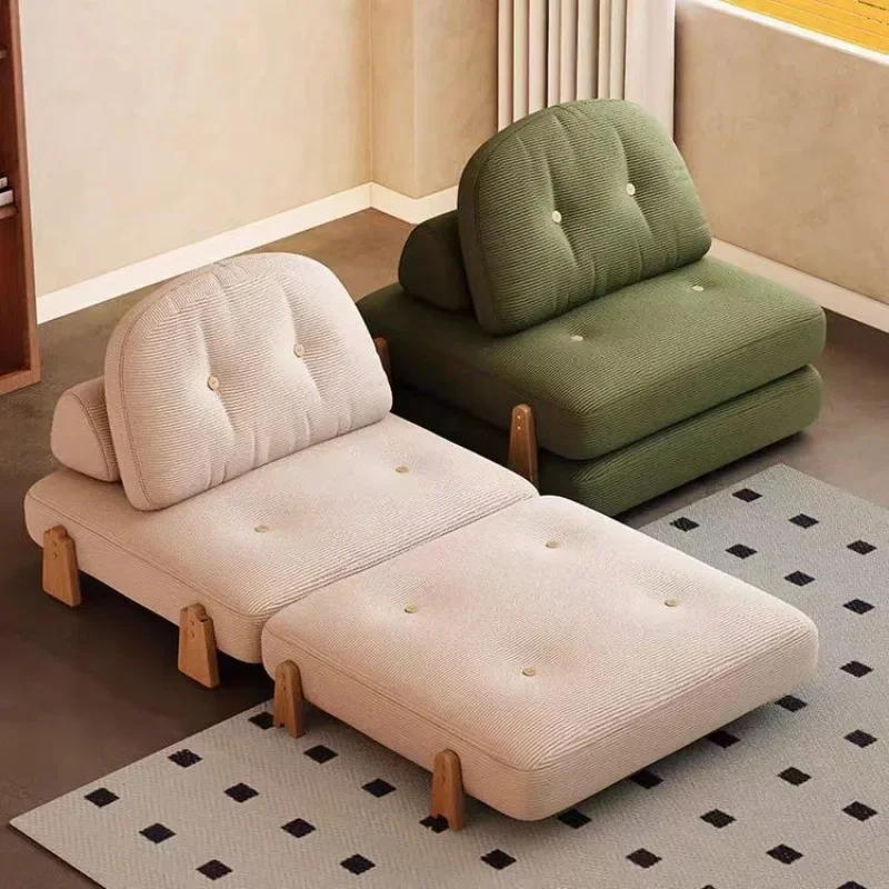 

Living Room Sofa, Folding Dual-use Lazy Sofa, Single Leisure Recliner, Small Adjustable Telescopic Sofa Bed, Home Furniture