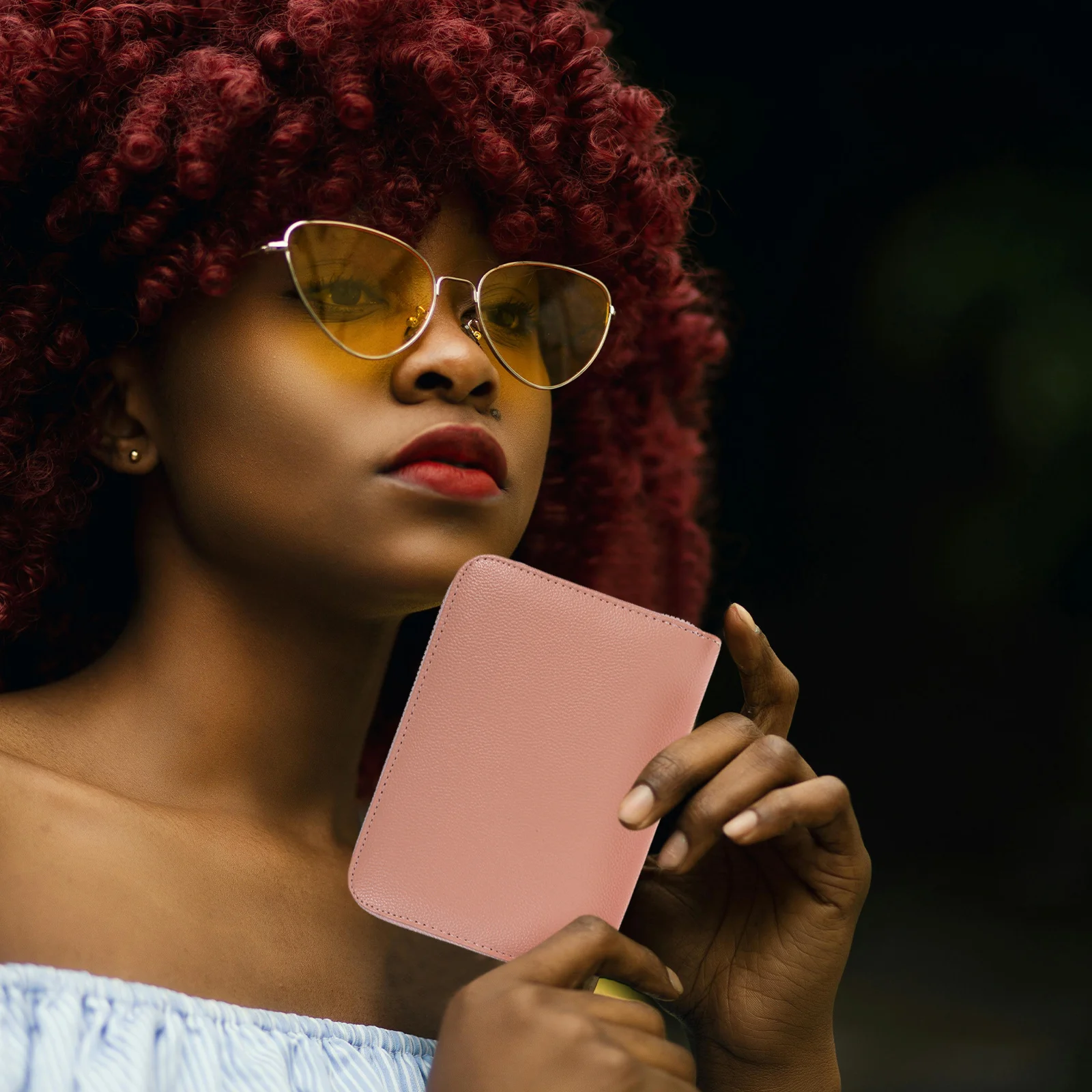 Pink PU Budget Wallet with Zipper Spacious Cash Card Holder Organizer for Women Finance Management Daily Travel Essential