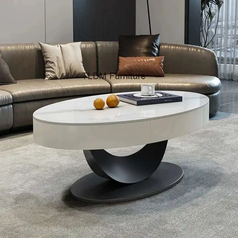 

Nordic Aesthetic Coffee Table Unique Style Glam Premium Coffee Tables Design Storage Mesa De Centro Sala Living Room Furniture ﻿