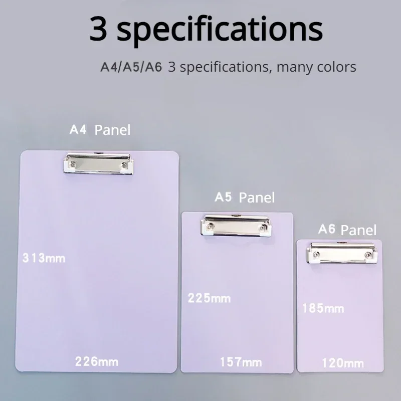 Simple Thicken A4 โฟลเดอร์บอร์ดเก็บคลิปบอร์ด MeMO Pad คลิปโน้ตบุ๊คแฟ้มการเขียน Clamps ผู้ถือกระดาษอุปกรณ์สํานักงานโรงเรียน