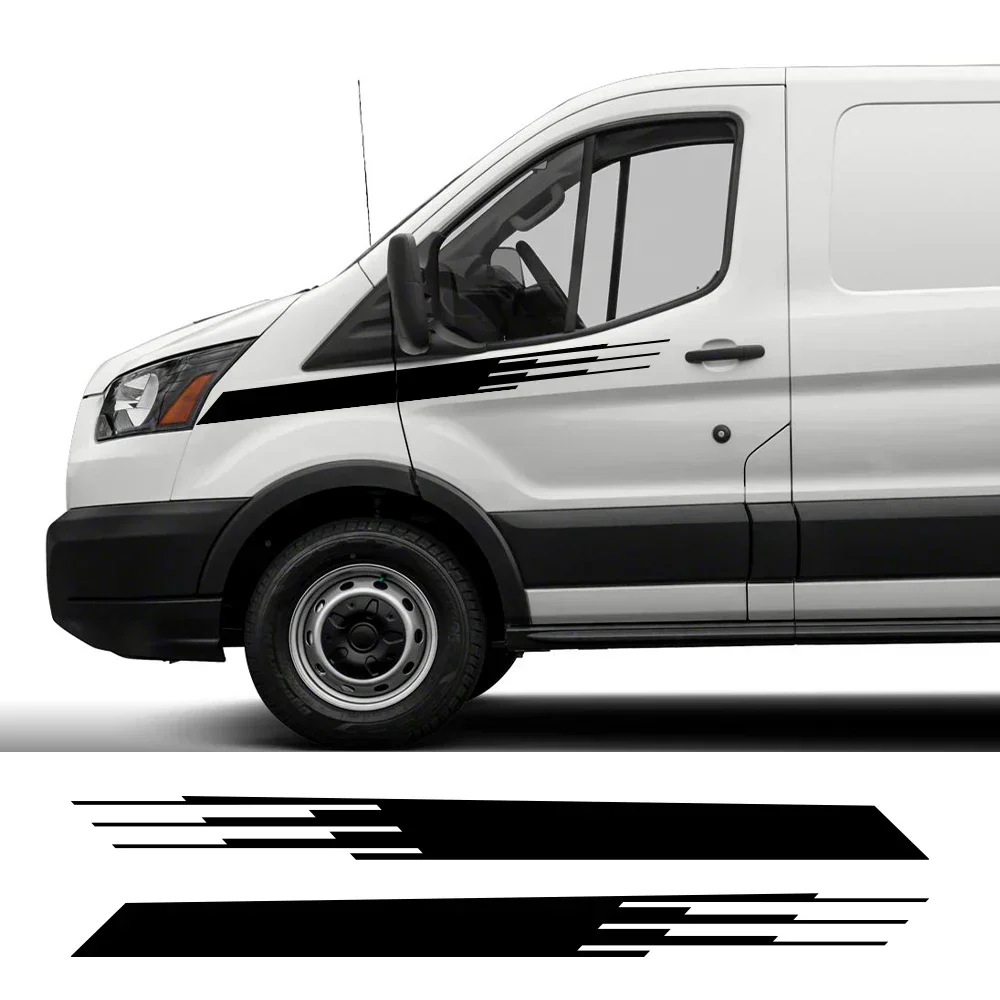 

Car Body Door Decals Stripes Vinyl Sticker Both Side Graphics Exterior Universal Graphics Accessories For Ford Transit Tourneo