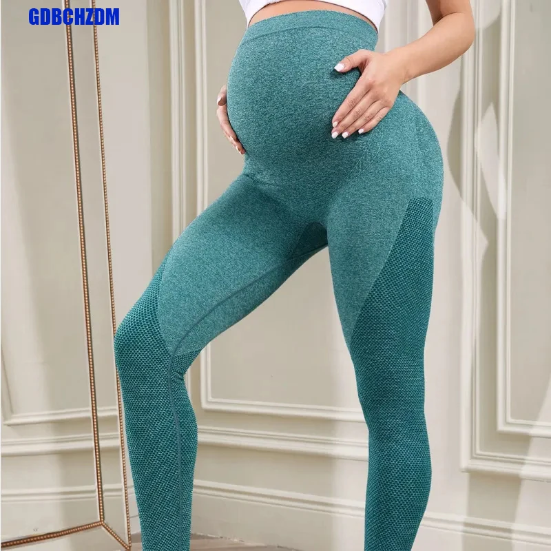 Winter Leggings Warm Leggings For Pregnant Women High Waist Pregnancy Yoga Pants Skinny Maternity Clothes For Pregnant Women