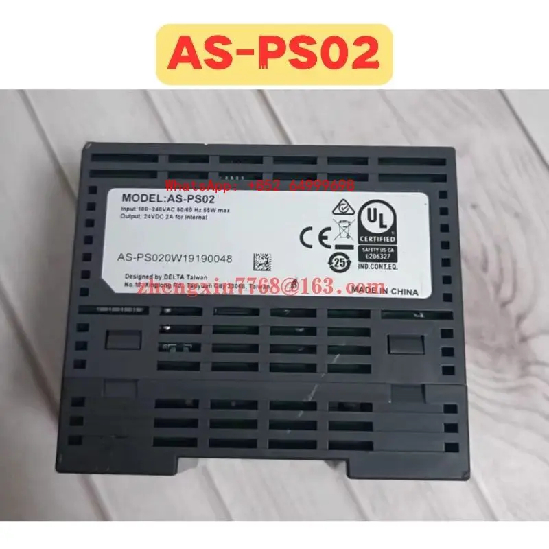 Used PLC Power Module AS-PS02 AS PS02 Normal Function Tested OK