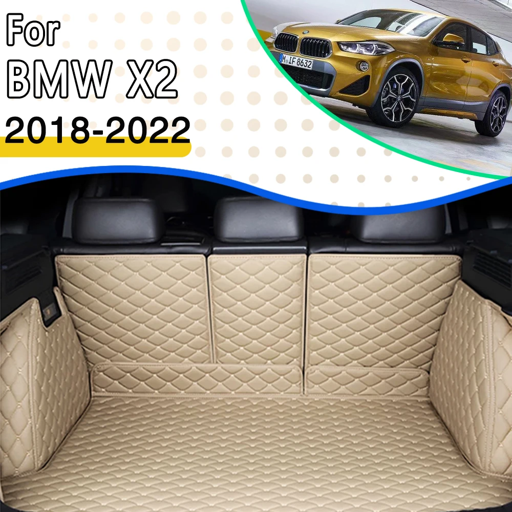 Car Trunk Mats For BMW X2 F39 2018 2019 2020 2021 2022 Waterproof Car Mats Full Set Accessoire Voiture Interieur Car Accessories