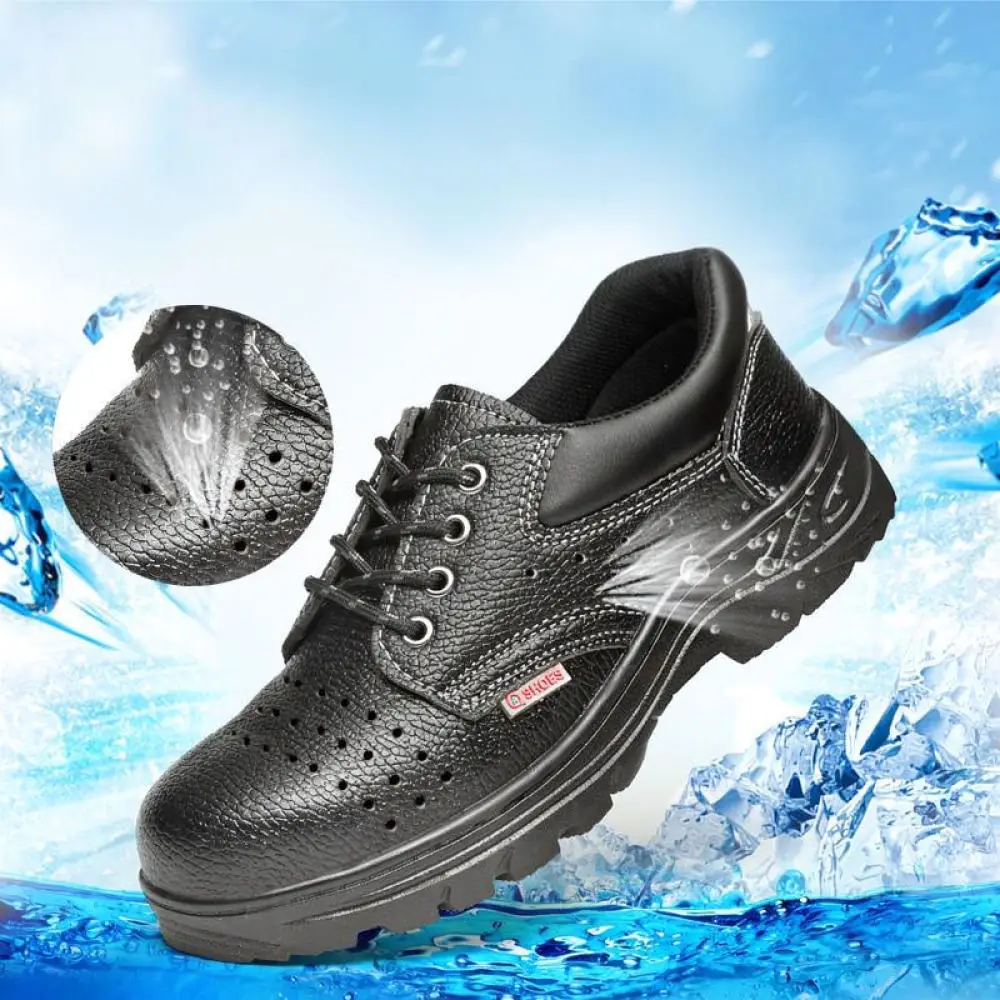 Safety Shoes Men Steel Toe Trainers Anti Puncture Lightweight Breathable Work Boots Industrial Protective Footwear
