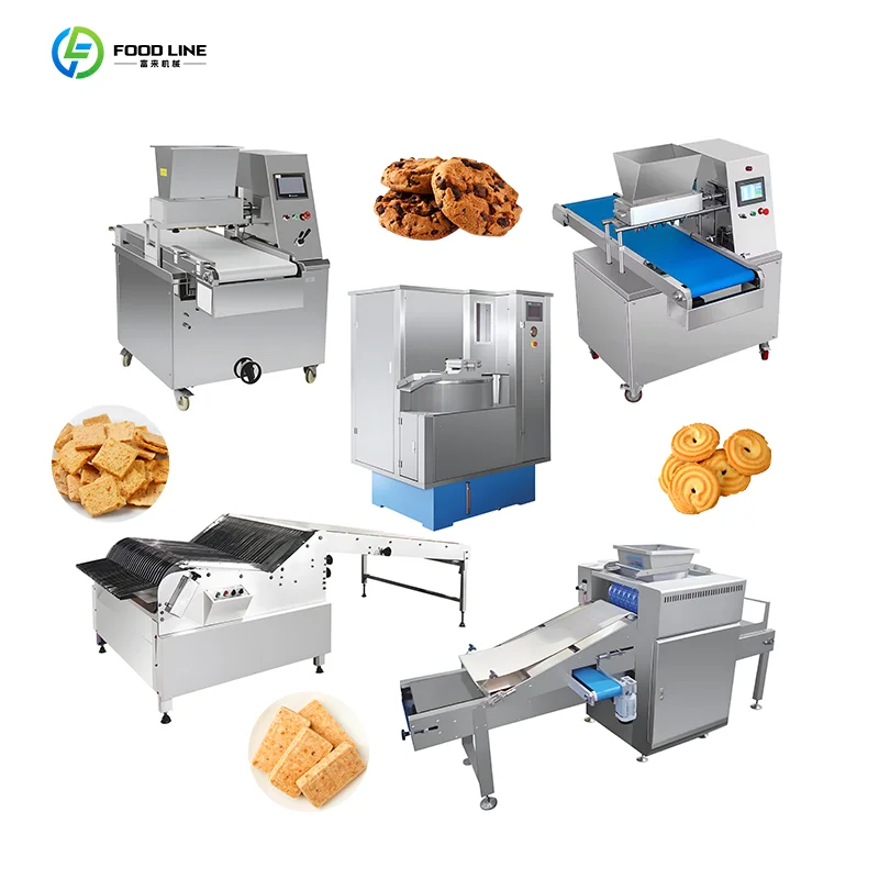 Máquina formadora de galletas de soda de alta precisión, totalmente automática, eficiente, línea de producción de galletas completamente automática