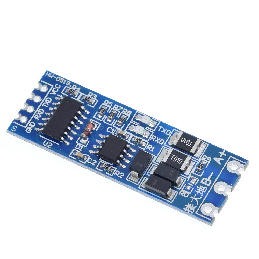 Single chip TTL to RS485 module, 485 to serial port, UART level conversion, hardware automatic flow control