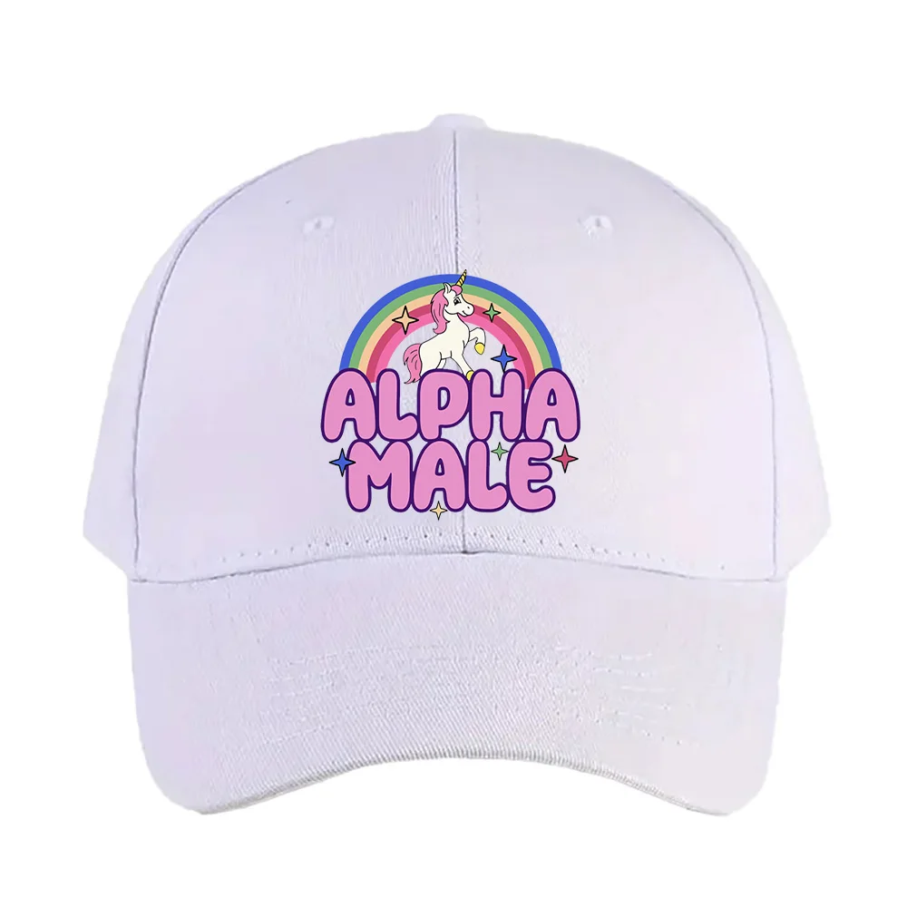 Alpha Male Caps Summer Adult Baseball Cap Adjustable with Curved Brim Duckbill Hat Protection Sun Hats Casual