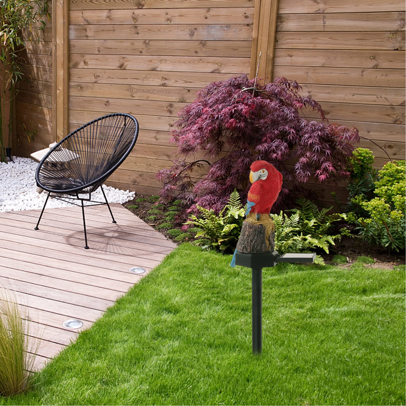 

Solar -Shaped Lamp White Garden Decoration Outdoor Lighting Ornament Solar-Powered Light for Yard Lawn