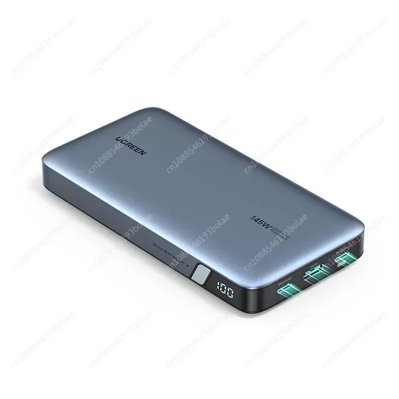 145W Power Bank 25000mAh Portable Charger USB C 3-Port PD3.0 Battery Pack Digital Display 65W Fast Recharge