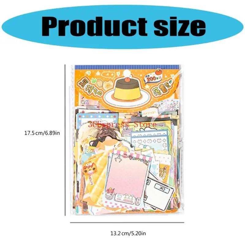 ورقة كرتونية ورقة 200Sheets Scrapbooking الورق الزخرفي الورق الجدة مذكرات وسادة