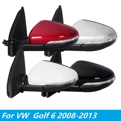 Car Outside Rearview Mirror Side Rear View Mirror Assembly For VW VOLKSWAGEN Golf 6 2008-2013 Manual Folding