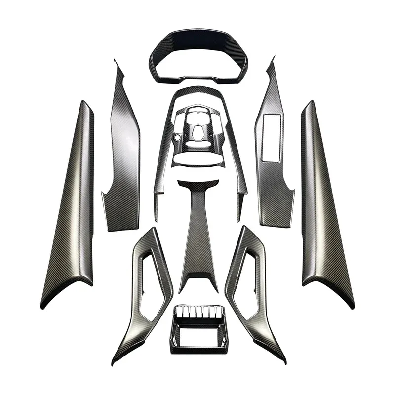 

Matte Dry Carbon Fiber Interiors ( 11 PCS ) for Lambo LP700