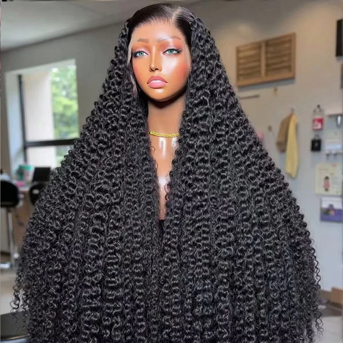 

200% Джерри Вьющийся Бесклеевой Парик Человеческих Волос 13x4 HD Прозрачный Парик Фронта Шнурка Человеческих Волос Для Женщин 100% Человеческие Волосы 5x5 Предварительно Сорванный