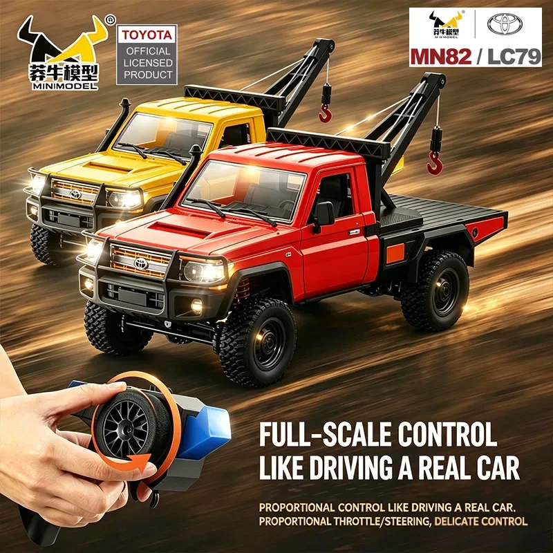 

Top MN82T (LC79) 1/12 4WD RC Pickup Truck Remote Control Off-Road Climbing Shortie Full Scale Toy Car for Kids Christmas Gifts