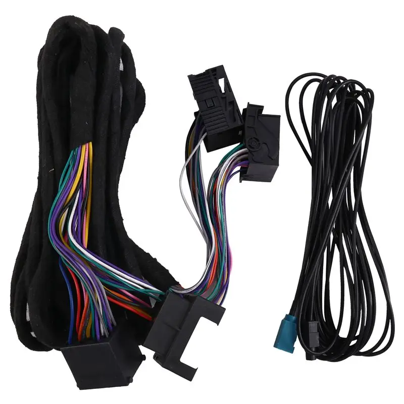

Extension Wiring Harness 6M 17+ 40 Pin For BMW X5 M3 M5 E46 E38 E39 E53 Android Head Unit Radio Fakra Antenna Power
