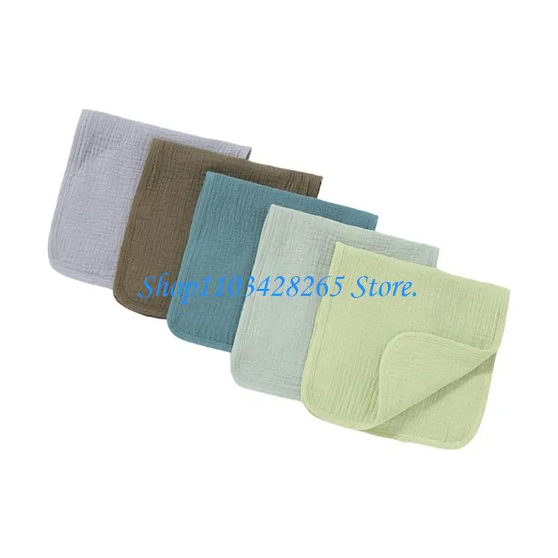 مجموعة استشهادات لعاب الطفل مكونة من 5 أجزاء ملابس تمريض من القطن العضوي قابلة للاختراق للغاية لتغذية الرضع والبصق وG2TE