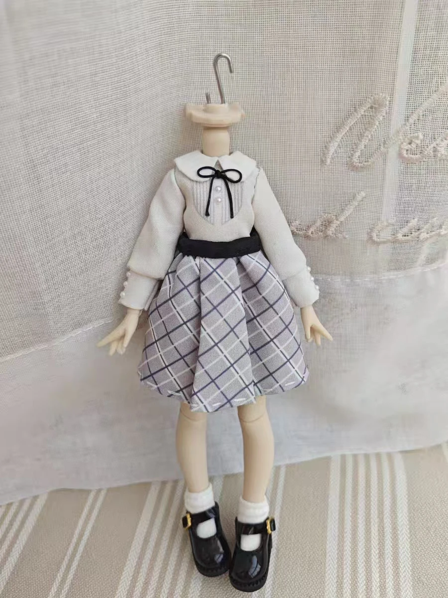Anime OB11 Clothes  Handmade Customized Uniform Shirt Short Skirt Costum GSC BJD Fashionable DIY Doll Accessories - view 3
