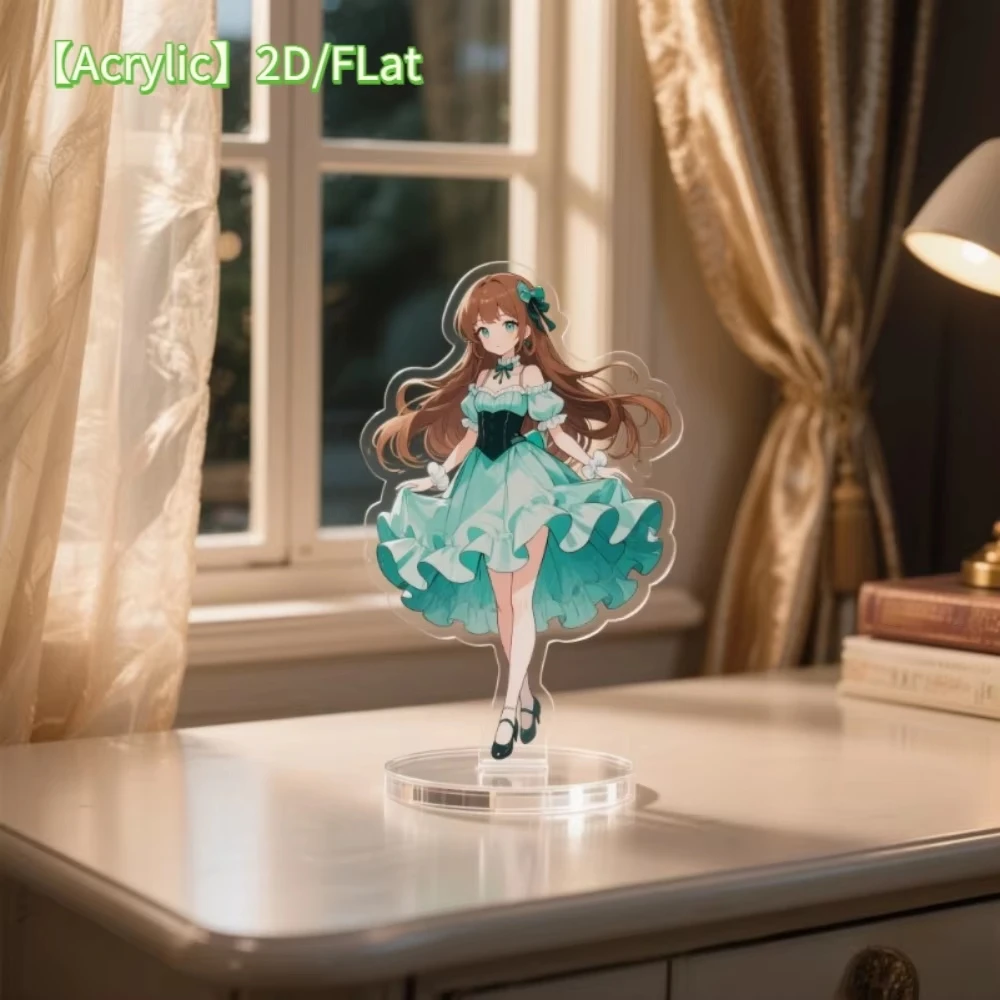 Personalized Irregular Acrylic Figure Stand Custom Your Own Image Table Decor Couple Wedding Gift view 6