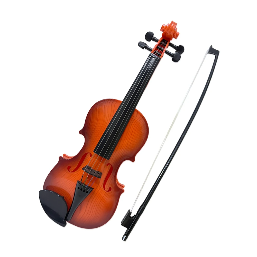 Simulated Violin Music Practice Violin for Beginners Violin Kit Musical Instrument Exquisite Workmanship Performance Props