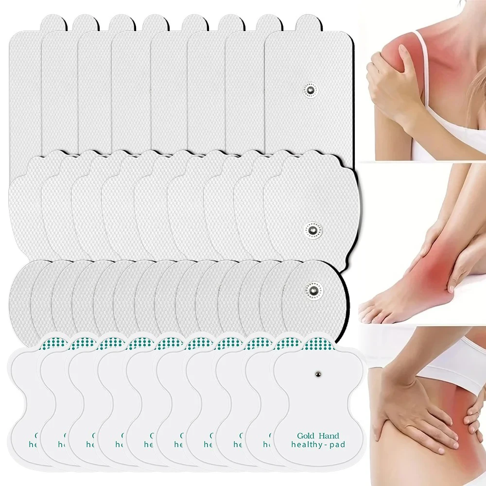

Multi-size Gel Electrode Pad Reusable for Muscle Stimulator Self-adhesive Massage Acupuncture Conductive Pad Massage Accessories