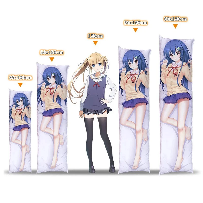 Dakimakura anime That Time I Got Reincarnated as a Slime Rimuru Tempest Double-sided Print Life-size body pillows cover Adult