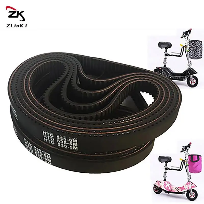 Electric Scooter Belt 3m 384 12 Transmission Timing Belts HTD 3m-384-12 5M-535-15 Rubber Drive Stripe E-scooter Hoverboard Parts