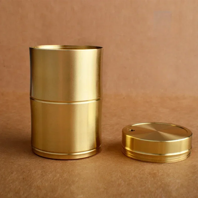 High-end Simple Practical Brass Toothpick Box Household Portable Hotel Restaurant Housewarming Gift