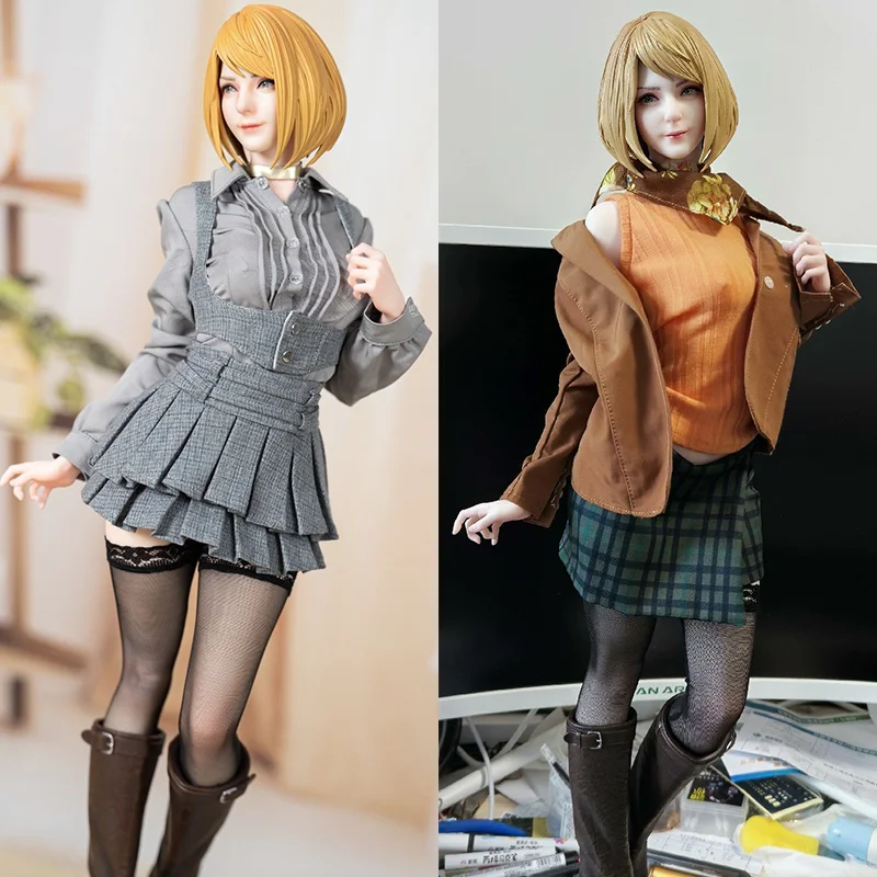 

New Fanart 1/3 Resident Evil 4 Remake Ashley Graham Figures Gk Pvc Statue Desktop Decoration Action Figure Children Boy Toy Gift