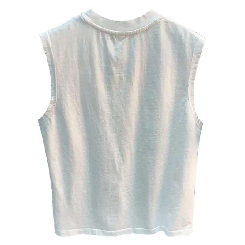 2025 Summer New Tank Top Men's Fitness Outdoor Clothing Versatile Loose Trendy Sleeveless Sports Top