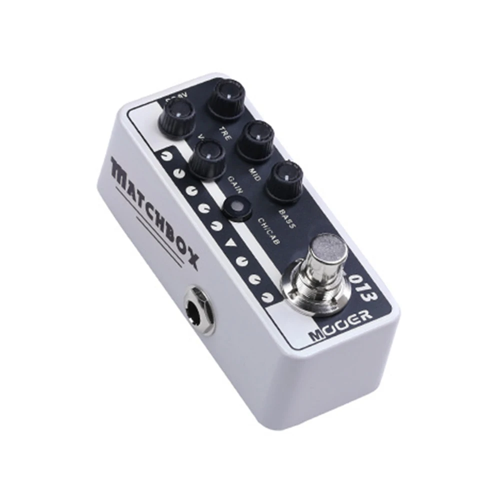 MOOER 013 Matchbox Digital Preamp Guitar Effect Pedal Electric Guitar Parts & Accessories Classic American Style 30Watt Pedal