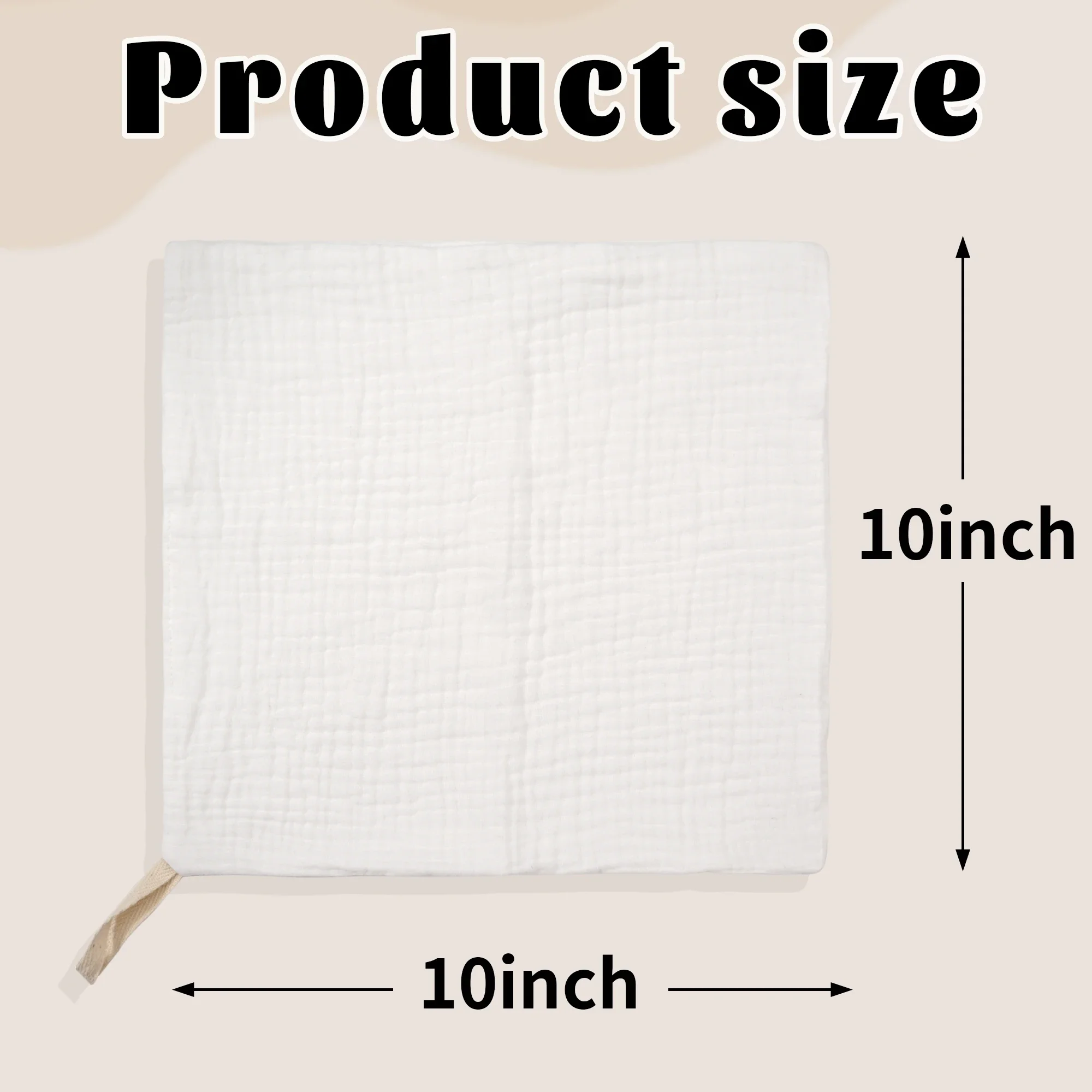 Soft Cotton Face Wash Cloth, Maquiagem Eraser Toalhas para Mulheres, Lavando o rosto, Cuidados com a pele, Facial, Pacote 4