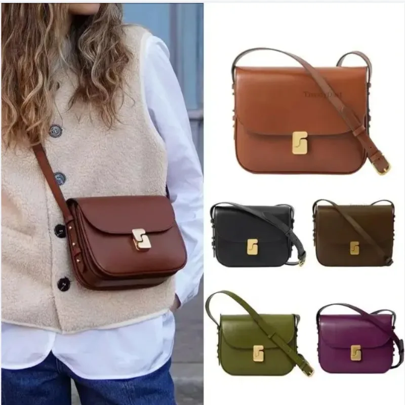 

Y2K Tofu Bun French Niche Luxury Design Bag Women's Leather Top Small Bag Square Texture High End Shoulder Bag