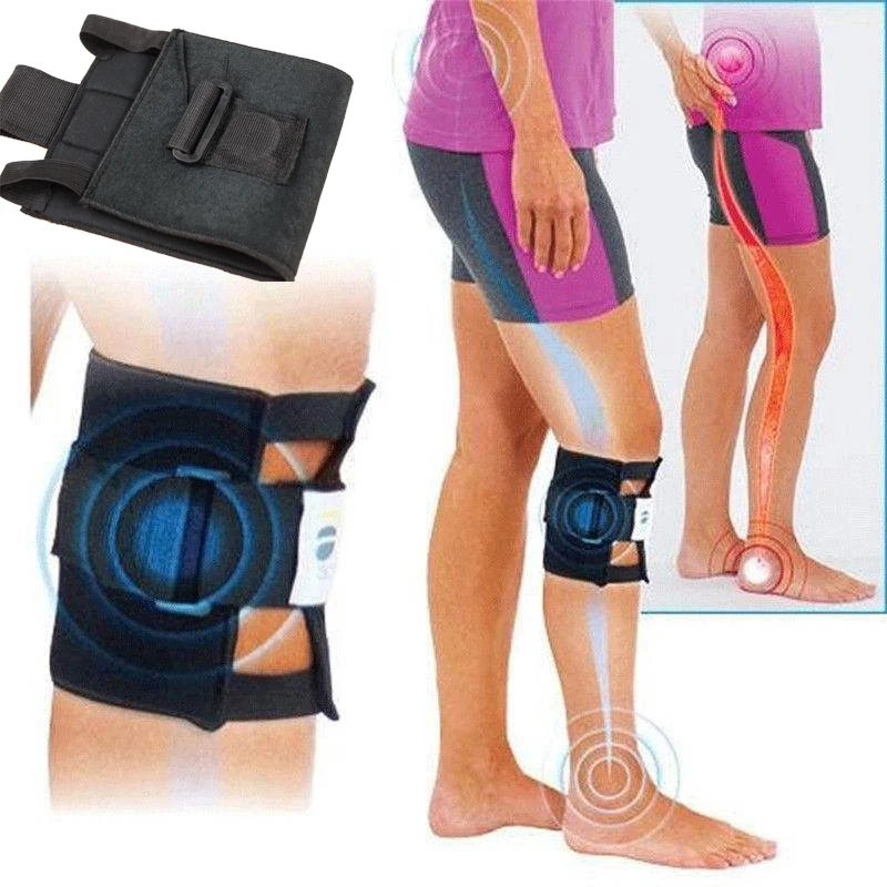 

1pc Back Pain Knee Brace Knee Acupressure Sciatic Nerve Pad Magnetic Therapy Stone Relieve Tension Sciatic Nerve Knee Pad