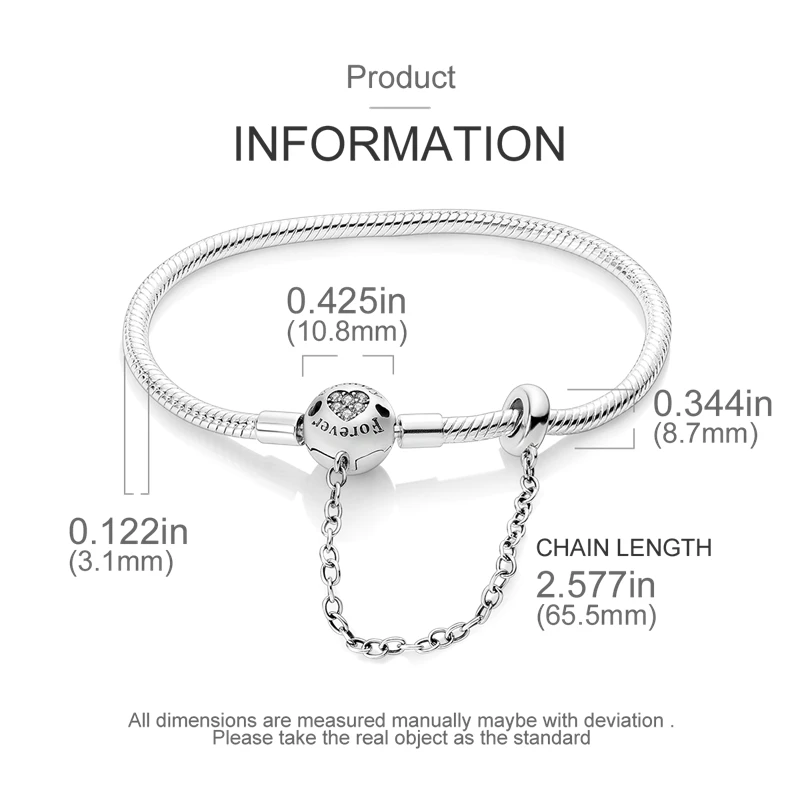 Bracelet à Breloques en Argent 925 NONE 3