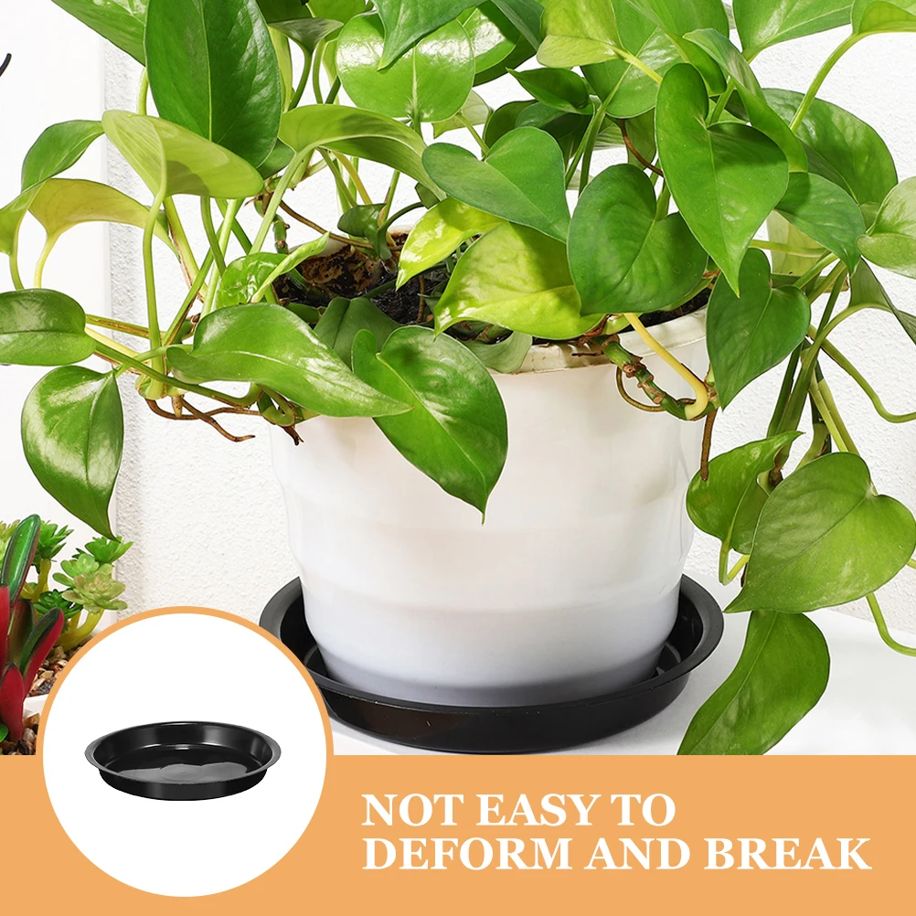 

2Pcs 32cm Plant Saucers Plastic Flower Pot Tray for Indoor Plants Catch Water Dishes Round Plate Gardening Home Decor Planter