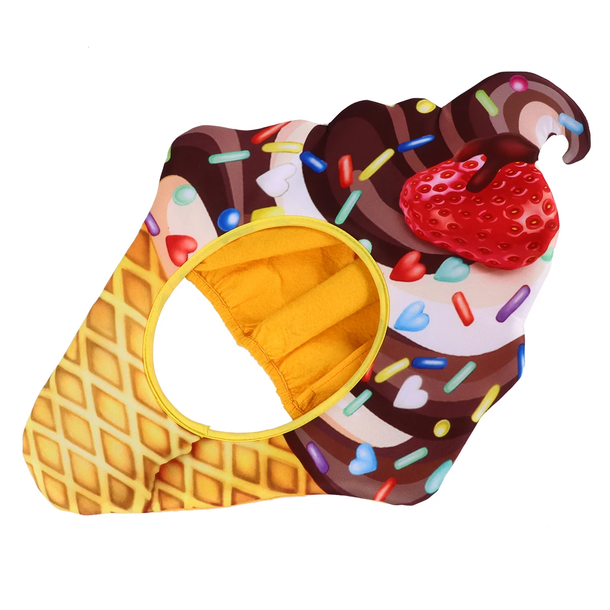 1Pc Decorative Ice Cream Hat Cosplay Food Headgear Party Party Costumes Funny Headwear Party Hat Funny Food Hat