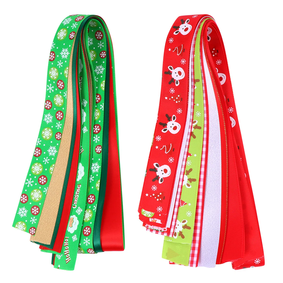 

27pcs Christmas Set Decorative Cloth for Crafts Sewing Gift Wrapping Party Supplies Ribbon For Sewing Festive Decoration