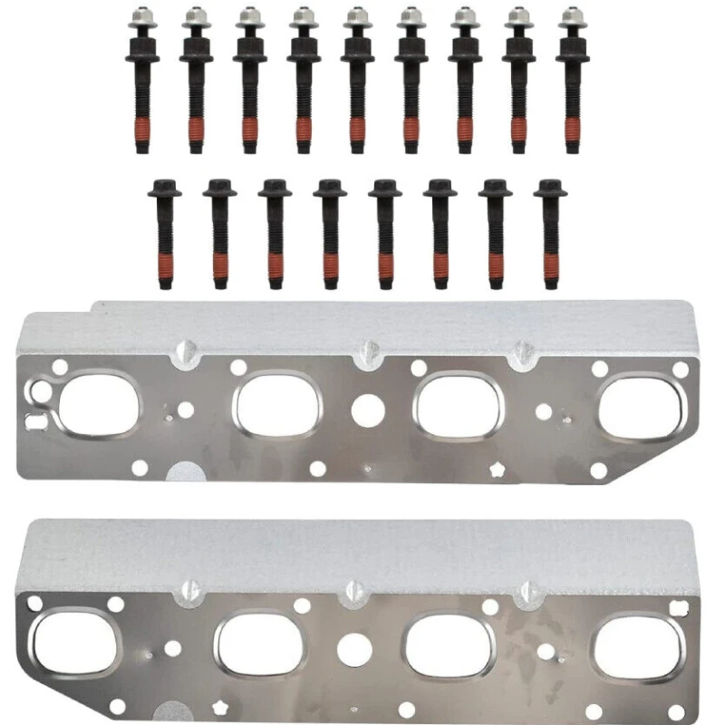 

For 2009 - 2018 Dodge 5.7L HEMI EXHAUST MANIFOLD GASKET SET + BOLT, STUDS & NUTS