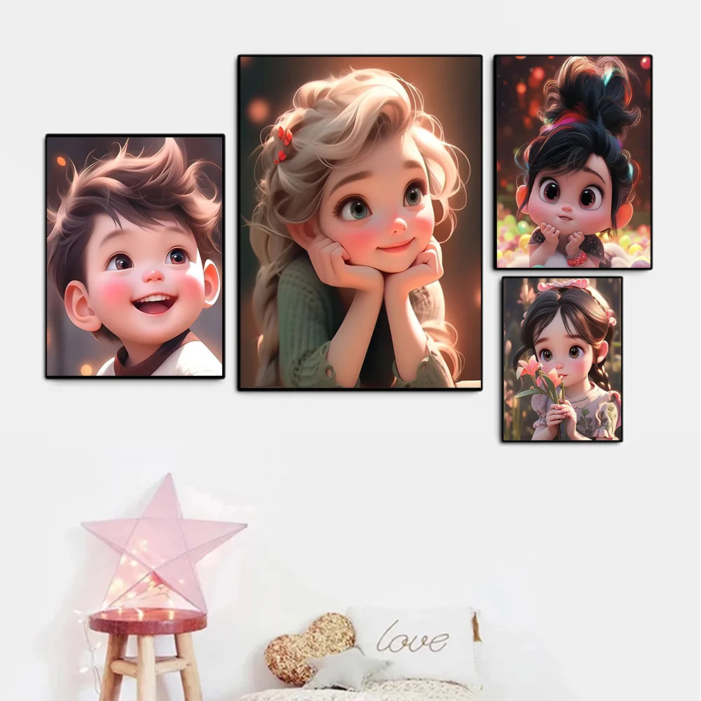 DIY Diamond Painting Cute And Cool Cartoon Girls 5D Full Drills Mosaic Embroidery Cross Stitch Decor Mural For Girls' Gift