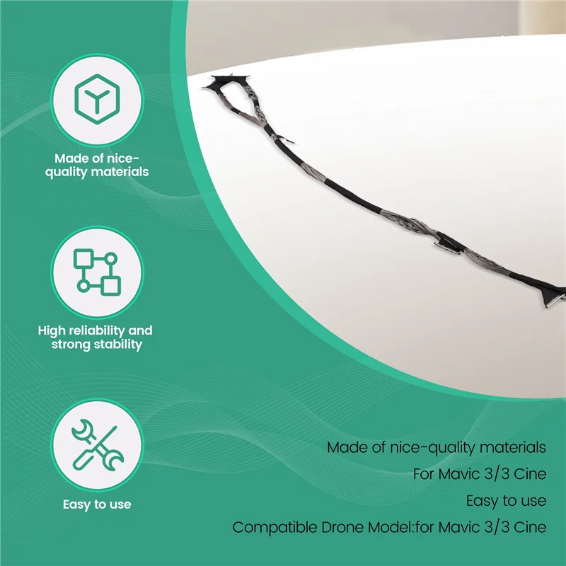 Cabo de sinal gimbal para dji 3/3 cine drone câmera linha coaxial para dji série cardan peças de reparo