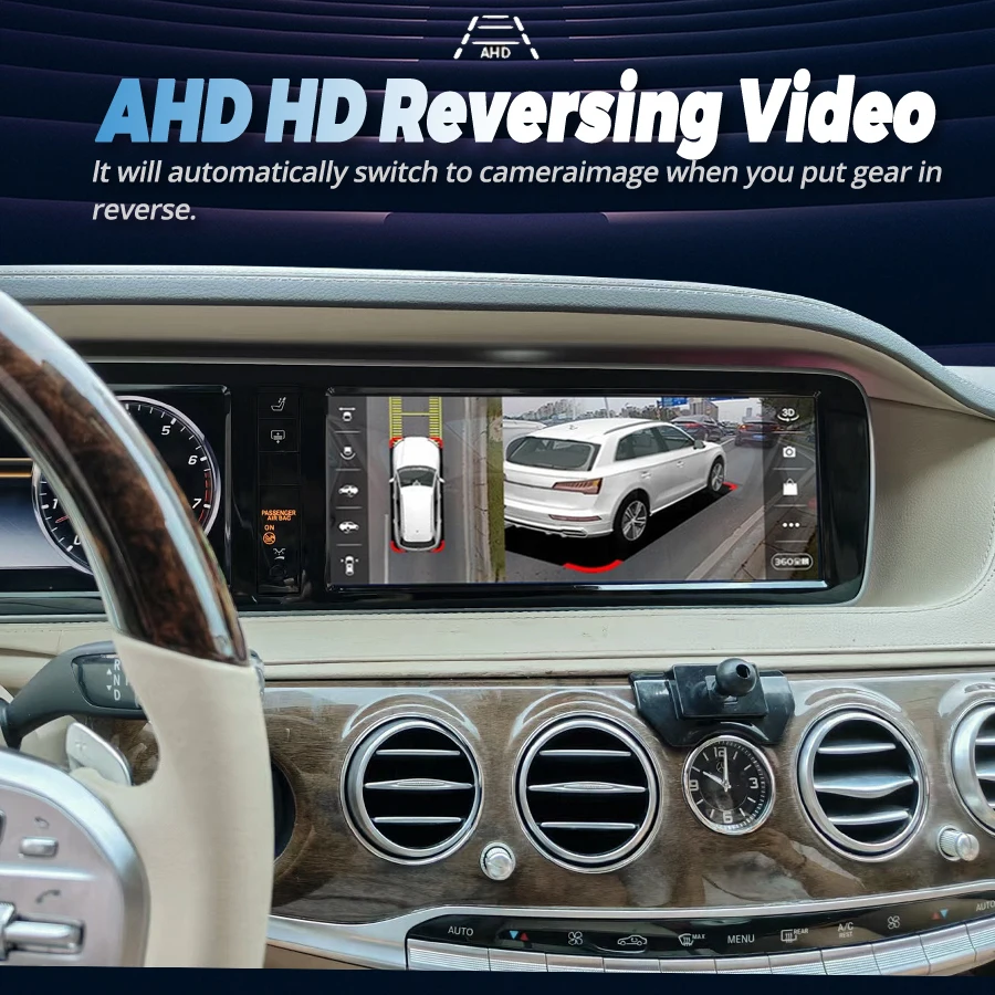 

12,3-дюймовый Android 13 QLED экран для Mercedes-Benz S-Class W222 2014-2018, GPS, CarPlay, навигация, автомагнитола, мультимедийный проигрыватель