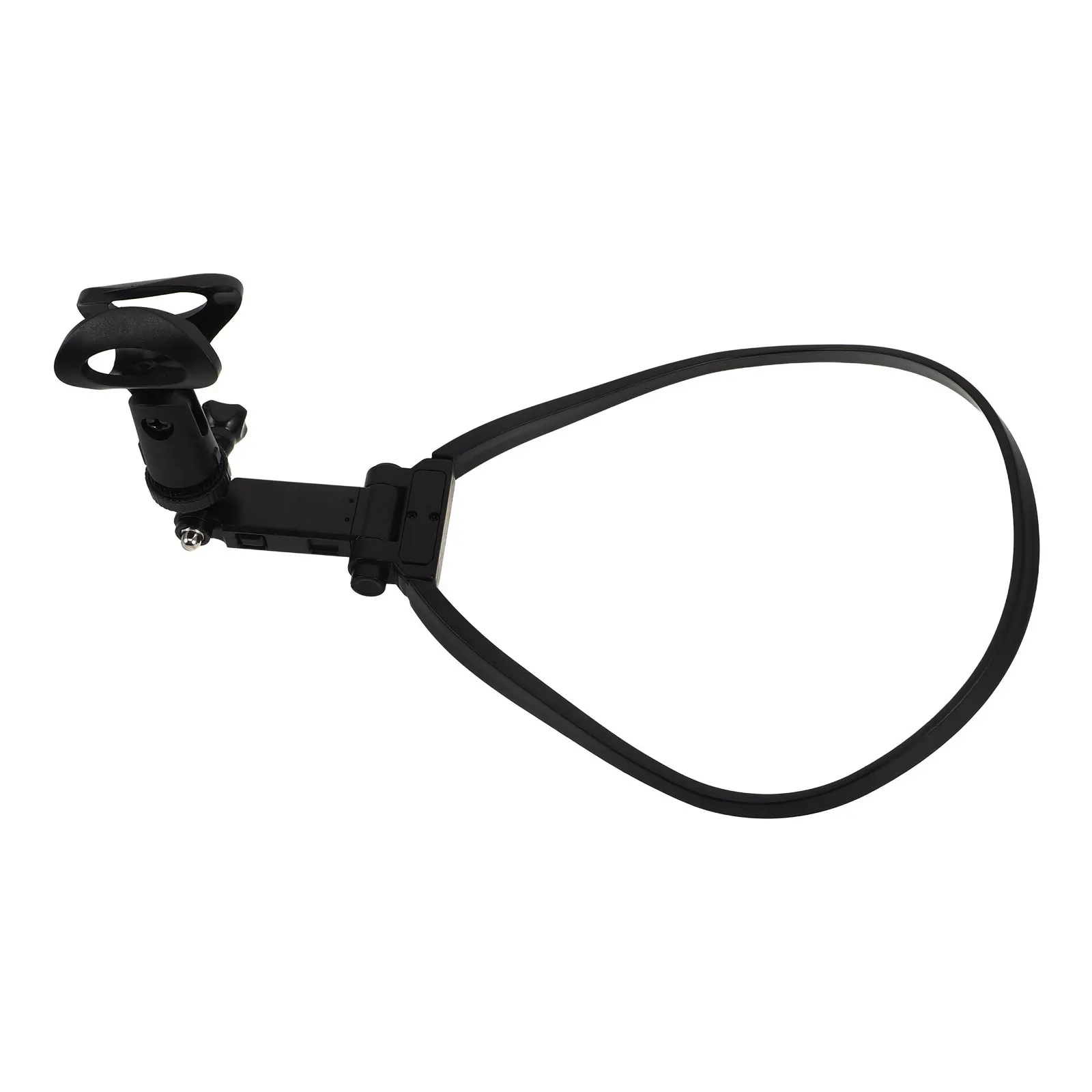 Adjustable Neck Hanging Microphone Holder Stable Mic Rack Neck Mount for Musicians Singers Hosts Outdoor Live Performances