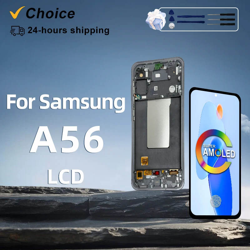 67-amoled-for-samsung-galaxy-a56-5g-lcd-display-touch-screen-digitizer-assembly-for-samsung-a56-5g-a566v-lcd-replacement-parts