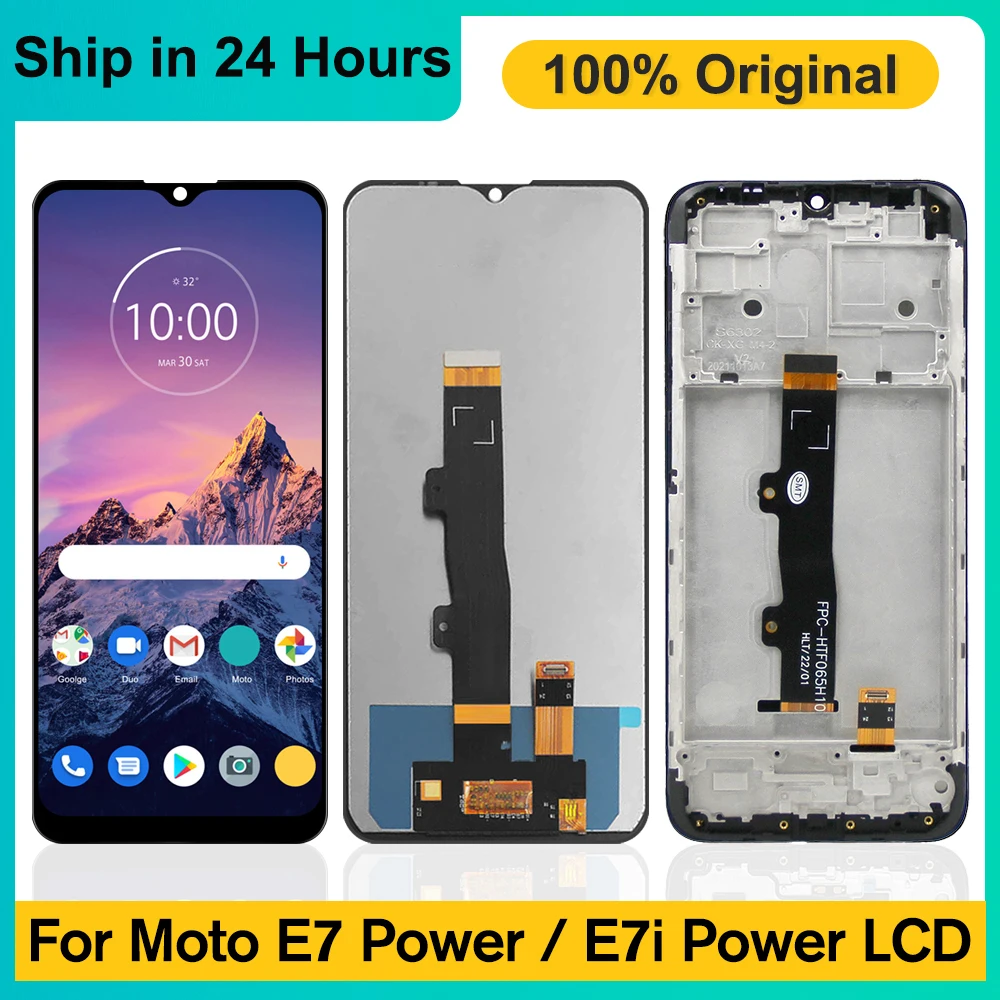 

ЖК-дисплей 6,51 дюйма для Motorola Moto E7 Power PAMH0001IN, для E7i Power XT2097-13 ЖК-дисплей с сенсорным экраном и дигитайзером в сборе