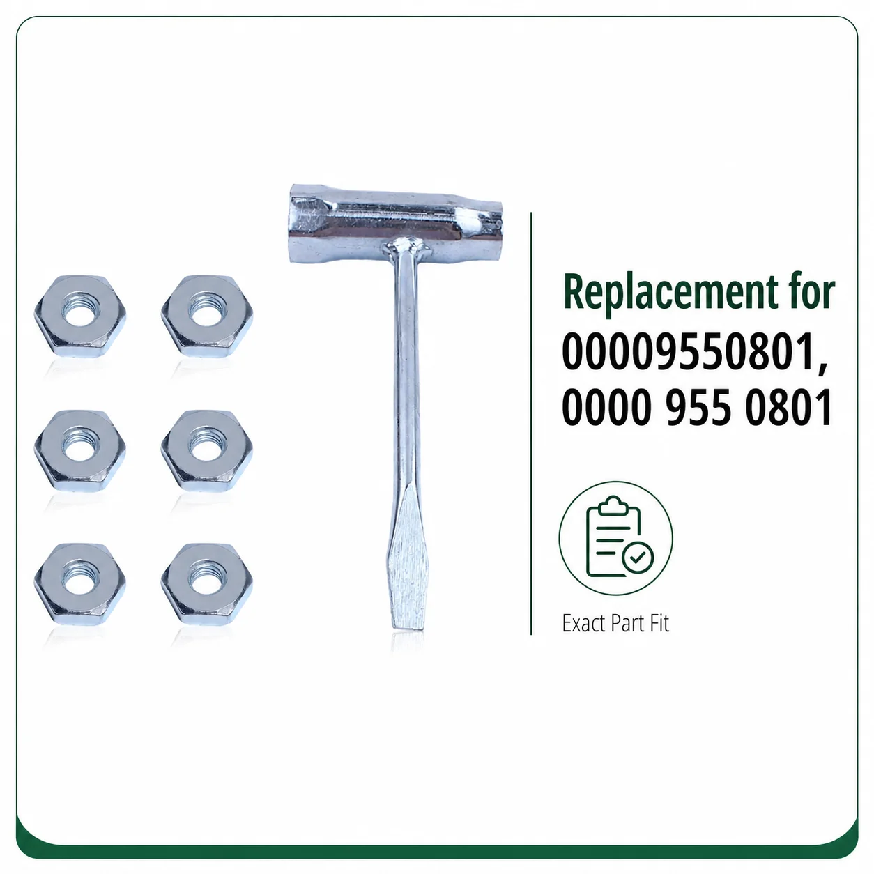 Chainsaw Wrench Screwdriver Set 13mm x 19mm Scrench Replacement T-Wrench T27 Screwdriver Tool for Stihl 024 026 MS240 MS260
