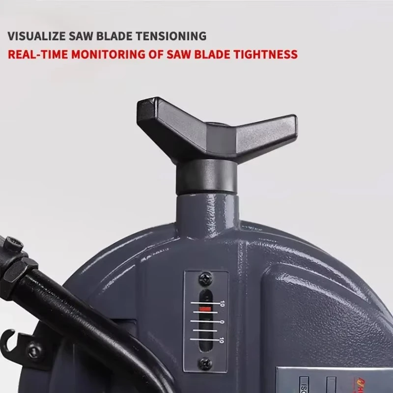 HX-150 Metal Band Saw Portable 45° Cutting Machine Multi Function Pipe Material Steel Cutting Band Saw Woodworking Machine