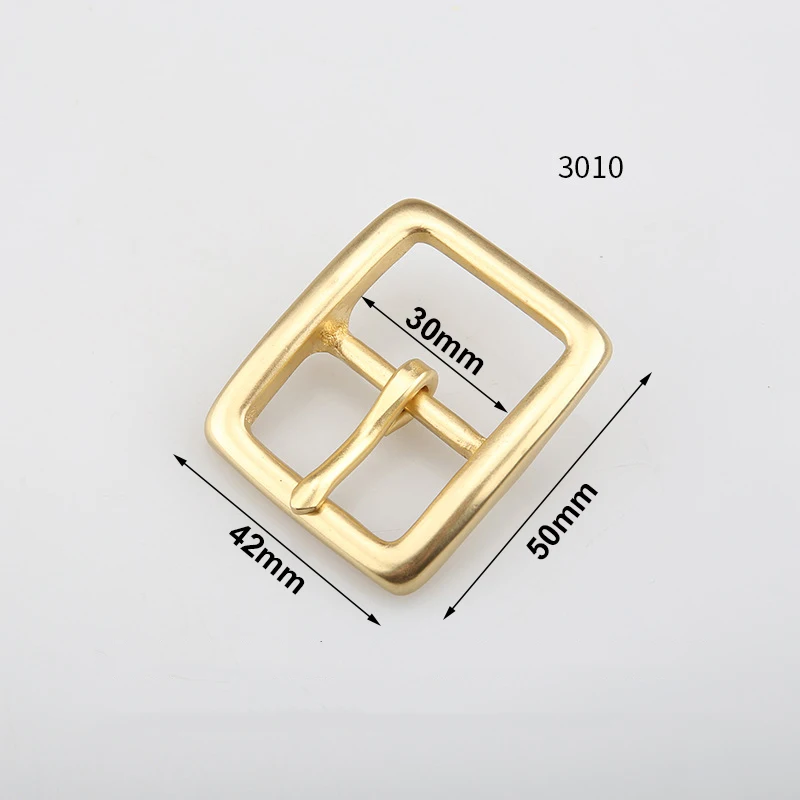 1pcs 30mm Belt Buckle Solid Brass End Bar Heel bar Buckle Single Pin Middle Center Bar Leather Craft Strap Webbing Dog Collar