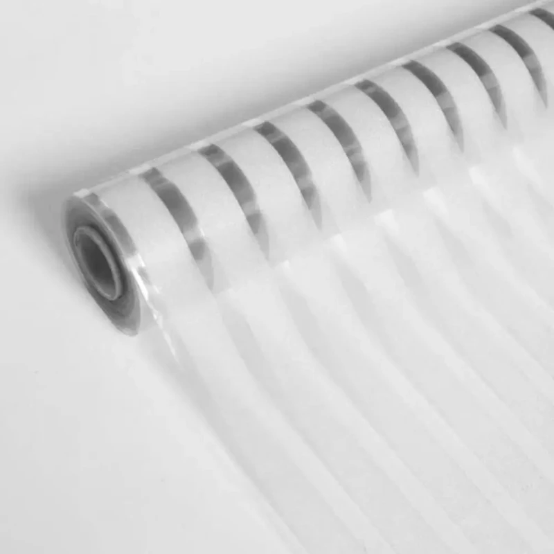 Film de confidentialité pour fenêtres, autocollant en verre, effet volet givré, bandes en PVC, films pour vitres de maison, 1 pièce