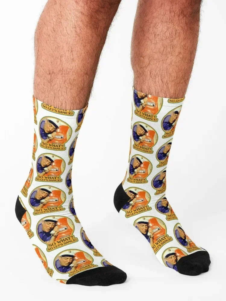 Caddyshack So What_ So Let_s Dance! Caddyshack Fan Design Calcetines senderismo Correr fútbol Hombre Calcetines Mujer